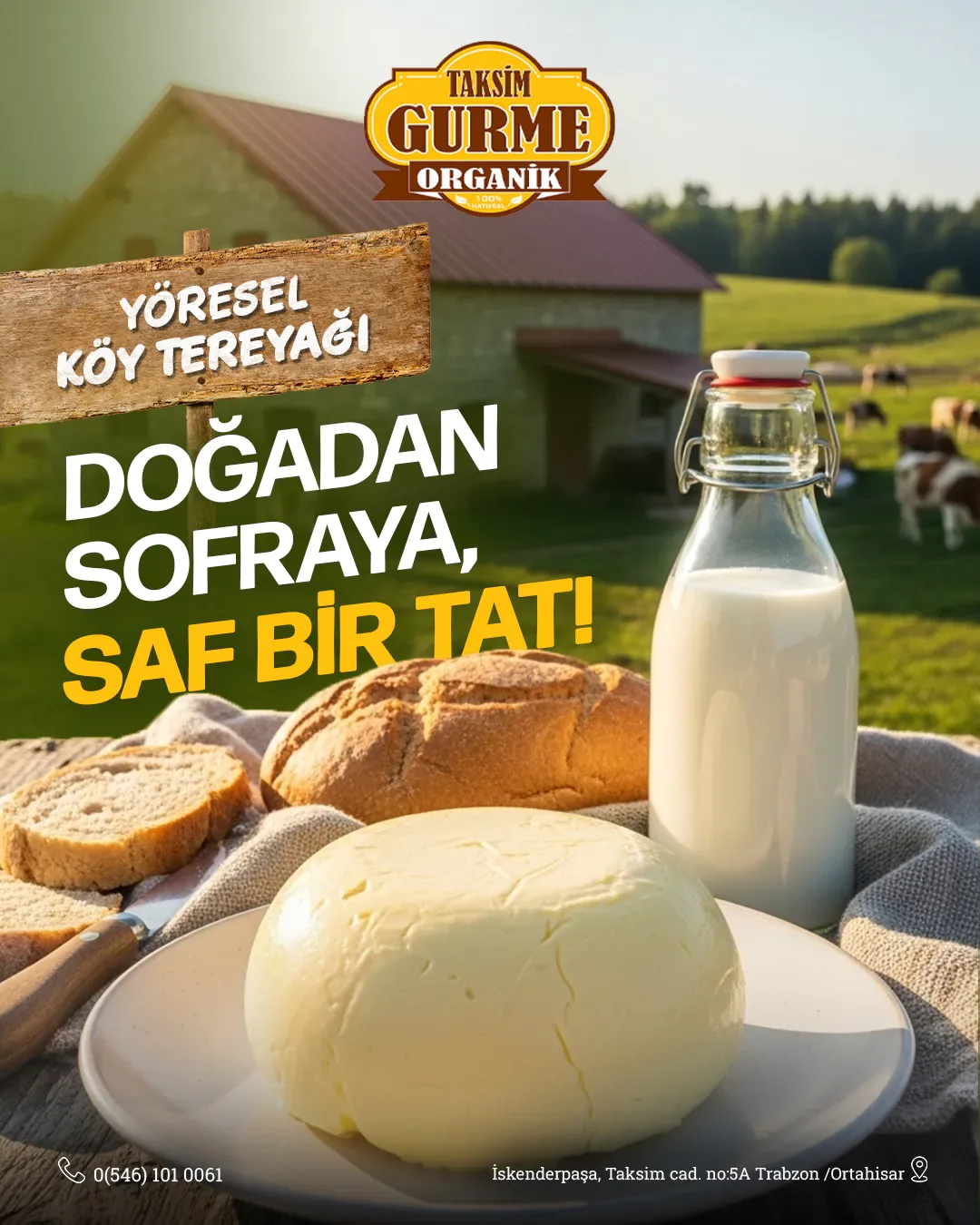 Taksim Gurme Organik Yöresel Köy… Ordu sosyal medya referansı (Post)
