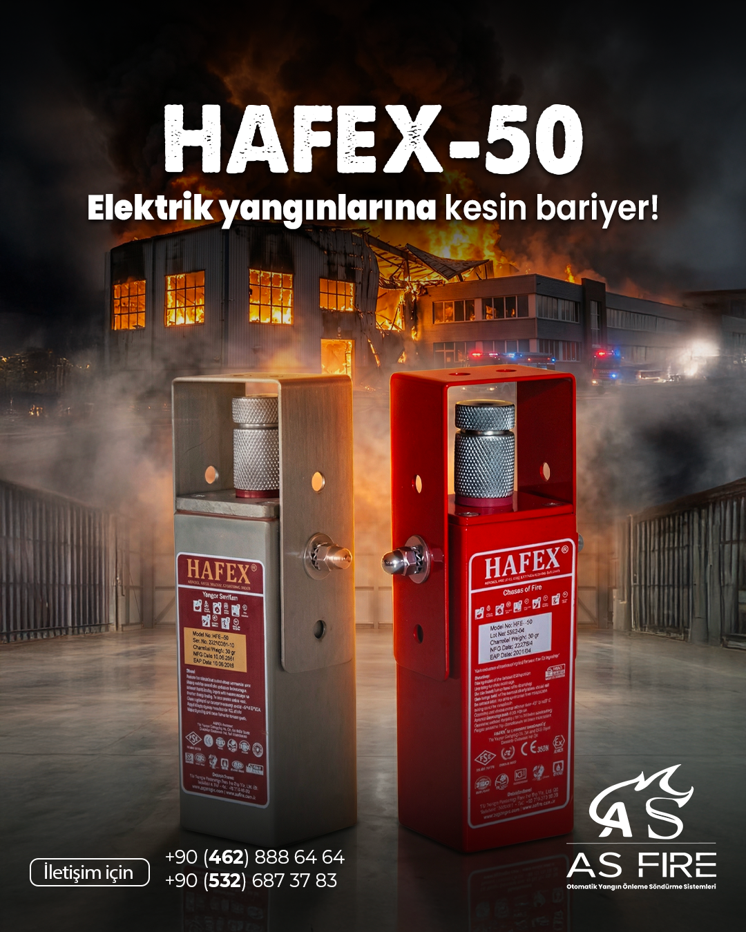 As Fire Yangın Sistemleri Ordu sosyal medya referansı (Post)