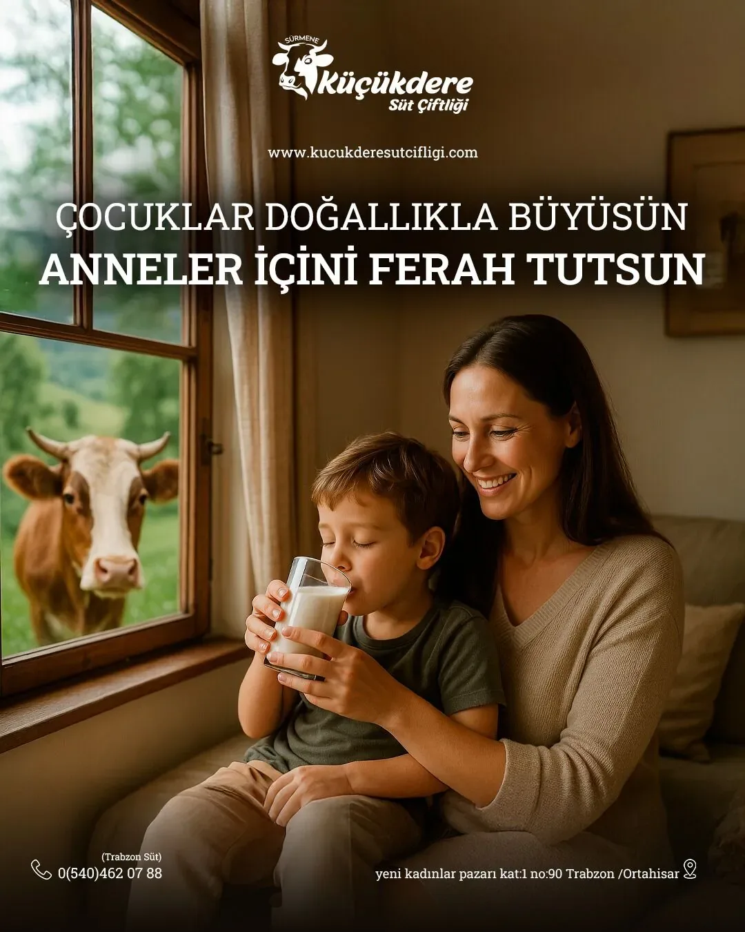 Küçükdere Süt Çiftliği Ordu sosyal medya referansı (Post)